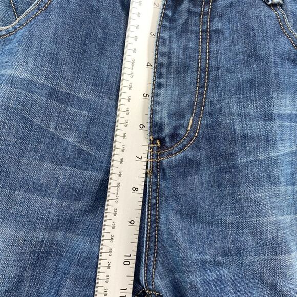 LEE Shorts Dungarees Women's Jean Denim High Rise 5 Pocket Belt Loops Vintage - Picture 8 of 14